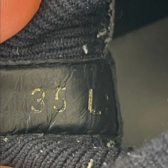 Christian Dior Walk N Dior Oblique Deep Blue and White High-Top Sneakers - Picture 5 of 8